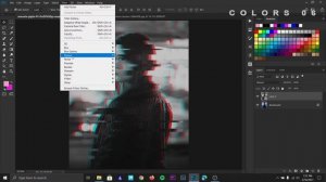 How to make awesome portrait glitch effect using Photoshop | Portrait Glitch Effect Photoshop