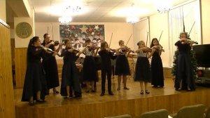 Д. Шостакович "Полька" - ансамбль скрипачей "Арпеджио"