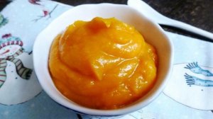 Сладкое пюре из тыквы