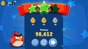 Angry Birds Friends lp #1 Птиц похитили! РЕД Спасает Троицу, Чака, Матильду и Баблса (уровни 1-15)