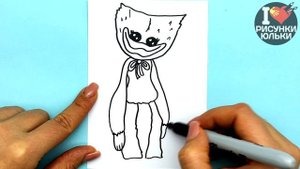 Как нарисовать КИСИ МИСИ из Poppy PlayTime | Рисунки Юльки