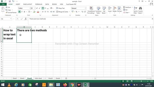 MS Excel - Wrap Text смотреть онлайн