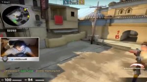 CS:GO - ScreaM plays FPL on Dust 2