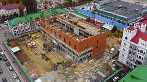 Строительство Дома дружбы народов в Йошкар-Оле | Октябрь 2021 г. | Республика Марий Эл