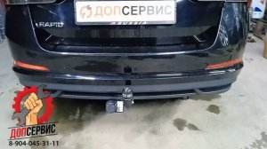 Фаркоп на Skoda Rapid / Volkswagen Polo фирмы Oris.