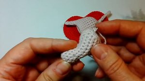 подарок, валентинка, сердечный коврик со щенком, ч.2, щенок