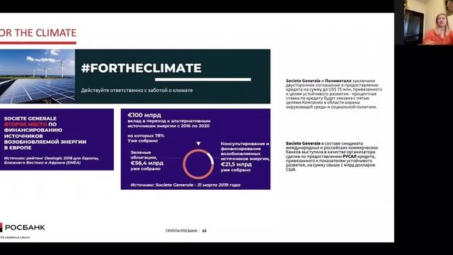 Зеленый — новый черный? Как банки формируют новую реальность? — Екатерина Плужник, Росбанк смотреть онлайн