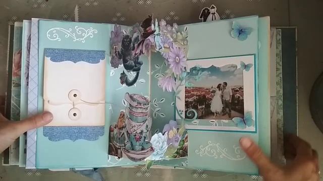 Scrapbook wedding album "Alice in wonderland" for my Angie смотреть онлайн