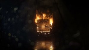 Интро "Огненный логотип или текст". Заказать заставку. Пример. Монтаж видео на заказ.