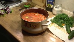 Холодный томатный суп Гаспачо | Освежающе и очень вкусно!