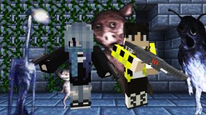 ТВОРЕНИЯ ТРЕВОРА ХЕНДЕРСОНА ПРОТИВ ДЕВУШКИ ПРО И НУБА В МАЙНКРАФТ БИТВА MINECRAFT SCP