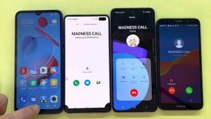 Samsung S10+ vs Samsung Z Flip3 Incoming Call / Outgoing Call Xiaomi Redmi 9C NFC and Honor 7A