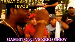 GAMBITO VS ZERO CREW=== (8VOS)BATALLAS CALLEJERA|||PARQUE GREGORIO LUPERON|||