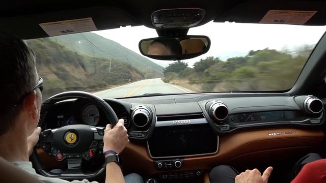 Test drives in the Maserati Granturismo and Ferrari GTC4LussoT смотреть онлайн
