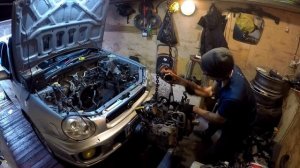 Как самому поменять двигатель Subaru Impreza. Свап EJ203 вместо EJ202