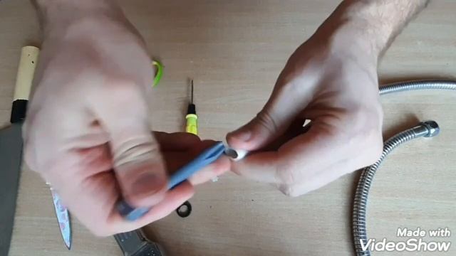 РЕМОНТ ШЛАНГА ДЛЯ ДУША! СВОИМИ РУКАМИ ЗА 5 МИН. КРИВОЙ РОГ!!!