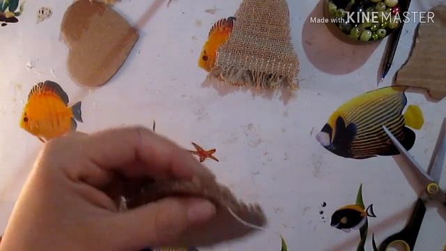 Мастер-класс. Как сделать елочные игрушки из мешковины своими руками. DIY.