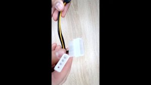 Переходник питания 2 Molex на 6 pin видеокарту