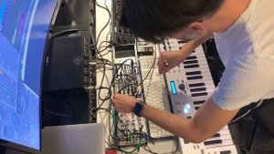 Demo of Doepfer A-111-6 Miniature Synthesizer Voice euro rack