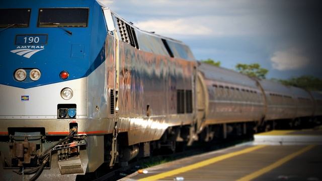 MIDNIGHT ON THE AMTRAK SILVER STAR • 10H Train Sound for Sleep смотреть онлайн