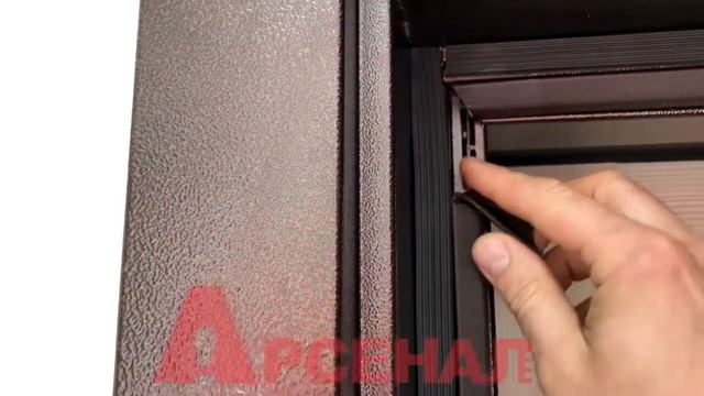 Обзор двери с термо разрывом Винтер!