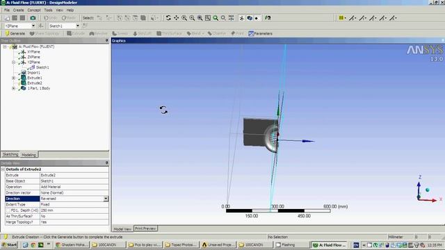 How to generate fluid domain