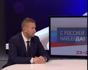 Денис Мирошниченко в телерадиомарафоне "Референдум - 2022". 27.09.2022