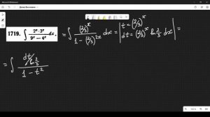 #1719 Номер 1719 из Демидовича | Неопределённый интеграл