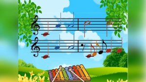 Видео-партитура "Краковяк" из к/ф "12 стульев". Шумовой оркестр для детей 6-7 лет