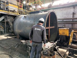 Замена мельницы МШЦ 3,2х4,5