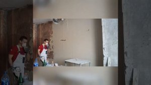 Ручная штукатурка стен под маяк