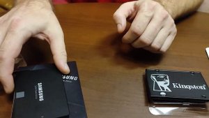 Распаковка и тест SATA SSD накопителя Kingston KC600 1TB(SKC600/1024G)