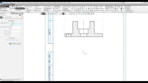 Компас-3D. Создание чертежа Опора вала