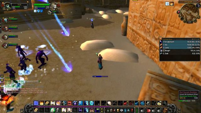 Spriest heals ZF AOE Graveyard farm - Classic WoW смотреть онлайн