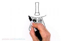 How to Draw The Mayor | The Nightmare Before Christmas