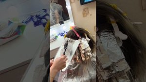 Аиртач без окрашивания Корней . Тонирование красителем капус урбан .