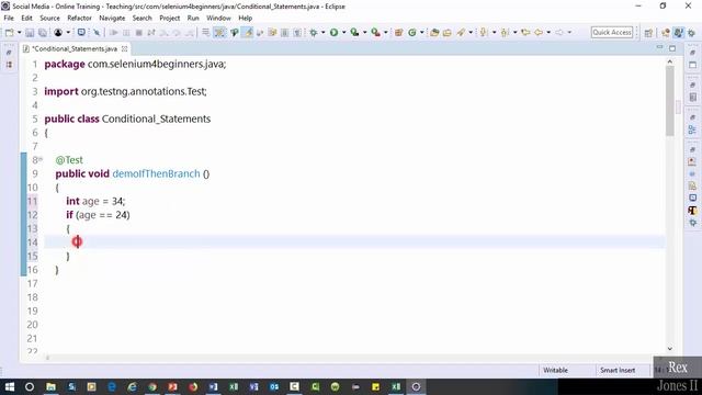 ✔ Java if Statement | (Video 100)