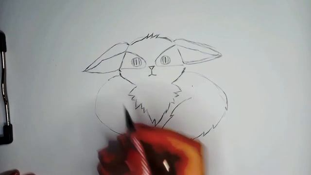 Как нарисовать Кураму из Наруто легко и поэтапно