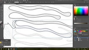 Пятно с потеками в Adobe illustrator, drawing splash in AI CC
