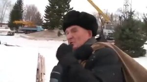 Тот самый дед про елочку! Оригинал!