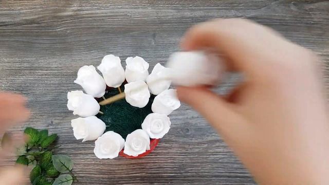 БУКЕТ ИЗ БЕЛЫХ РОЗ/МЫЛОВАРЕНИЕ/РОЗЫ ИЗ МЫЛА смотреть онлайн