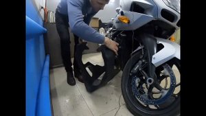 Плуг на мотоцикл BMW K1200R sport за 8000 рублей