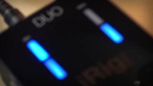Recording a song with iRig Pro DUO dual-channel audio interface