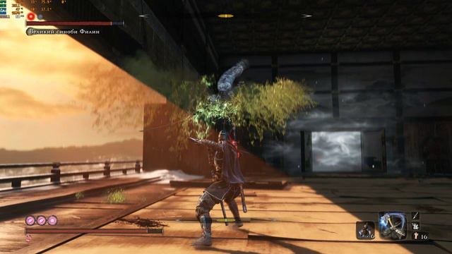 SEKIRO НГ+ Великий синоби Филин. Использую только меч без смертей. смотреть онлайн