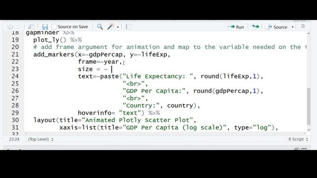 R Plotly Tutorial | Animated Bubble Plot | Plotly in R смотреть онлайн