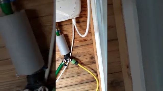 Проточный Водонагреватель в садовый душ. смотреть онлайн