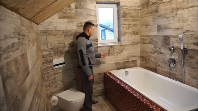 Ремонт ВАННОЙ КОМНАТЫ в коттедже в г. Краснодаре . смотреть онлайн