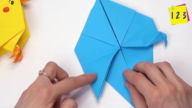 Origami paper PARROT | How to make paper birds смотреть онлайн