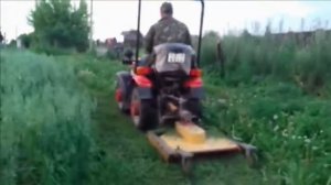 МТЗ 152 (16" колеса) с роторной косилкой КРМ-2