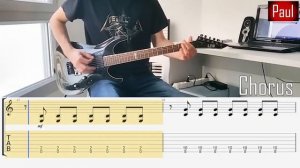 RAMMSTEIN - Tattoo Full Guitar Lesson w/ Tabs